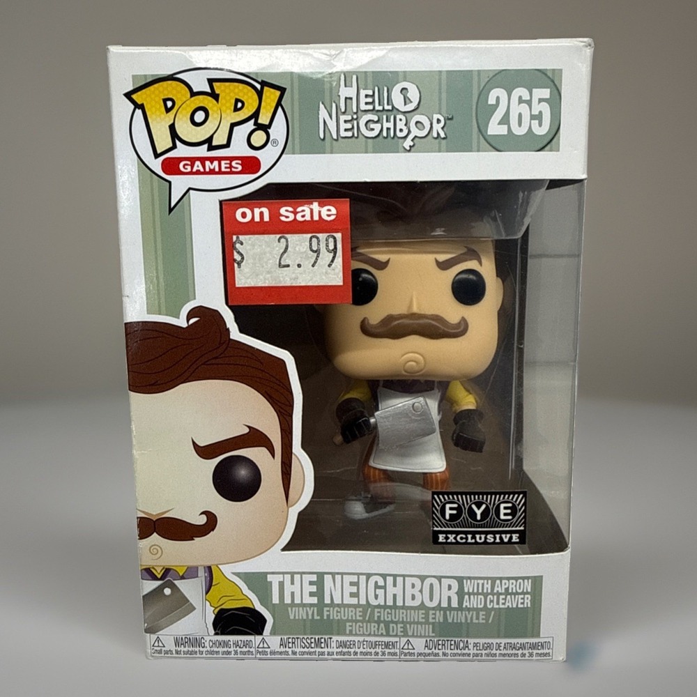 Funko Pop! Games #265 | The Neighbor | FYE Exclusive | Hello Neighbor Ships Fast